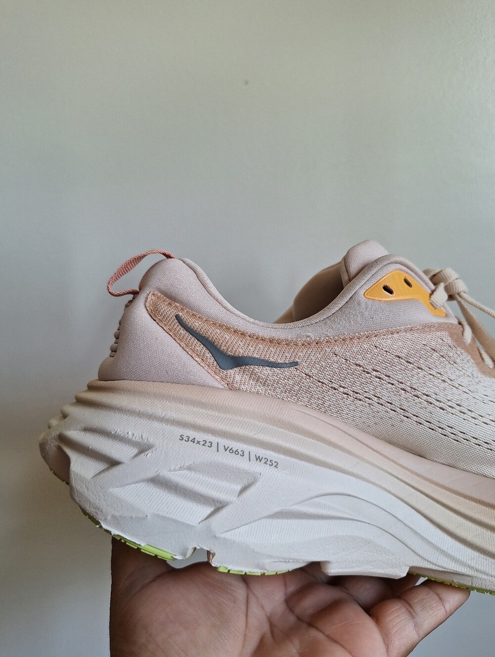 Hoka Bondi 8 'Cream Vanilla' Women's Size 10.5B - Picture 9 of 16